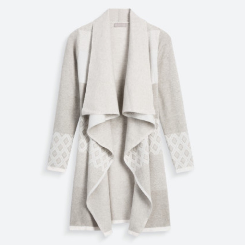 Open drape cardigan